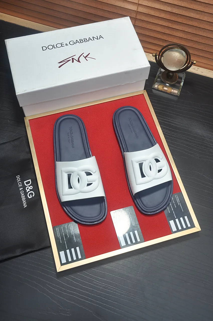 Men's shoes 💰280 [D&G] High-end quality Product trademark: DG "Dolce & Gabban*" slippers, Product material: Imported cowhide upper, original air cushion outsole, regular size: 38-45